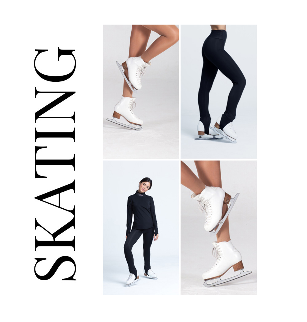 Figure skating tights and leggings